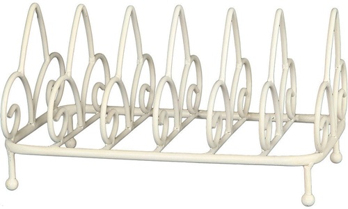 Ambiente Haus, Ambiente Haus Küchenregal »Tellerstand in Antikweiss -(B)25 cm«, (1 St.), Ambiente Haus Küchenregal »Tellerstand in Antikweiss -(B)25 cm«, (1 St.)