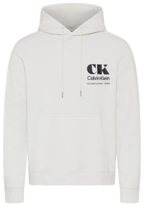 Calvin Klein Jeans Kapuzensweatshirt, grosser Rückendruck, Regular Fit, reine Baumwolle