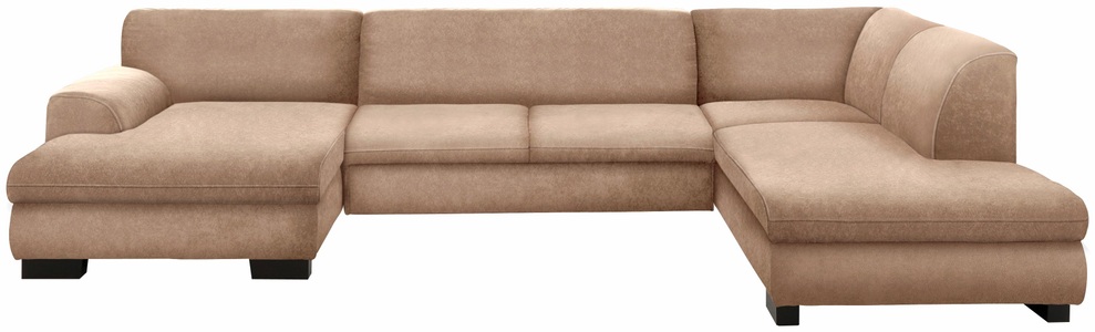 HOME AFFAIRE, Home affaire Wohnlandschaft »Nika«, Wohnlandschaft, MELROSE®, PRIMABELLE® oder Struktur, wahlweise mit Bettfunktion, 