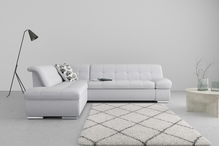 DOMO collection, DOMO collection Ecksofa »Mona«, wahlweise mit Bett- und Armlehnfunktion, DOMO collection Ecksofa »Mona L-Form bequem und komfortabel, Breite 271cm, L-Form« wahlweise mit Bett- und Armlehnfunktion