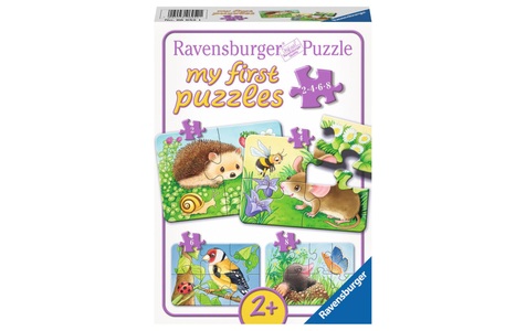 Ravensburger, RAVENSBURGER my first Puzzle Süße Gartenbewohner 2/4/6/8-tlg., My first puzzles ? Süsse Gartenbewohner 2/4/6/8-teilig