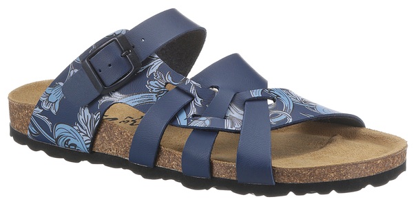 BIO LIFE, BIO Life Pantolette, mit verstellbarem Riemchen, Aniston SHOES Pantolette, Sommerschuh, Schlappen mit verstellbaren Schnallen