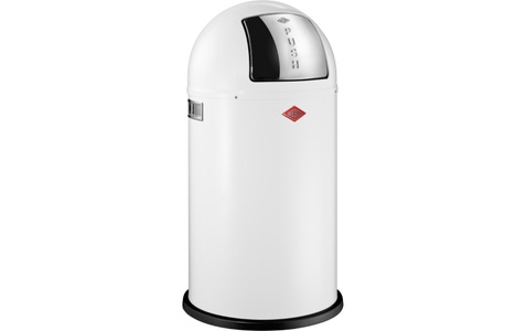 Wesco, Wesco Abfalleimer Pushboy 50 l, Weiss, 