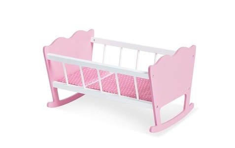 Pinolino, PINOLINO Puppenwiege Jasmin (4-tlg.), Pinolino® Puppen Accessoires-Set »Jasmin komplett, 4-tlg.«