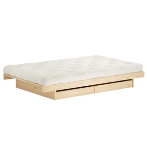 Karup Design Bettgestell »Kanso Bed, Stauraumbett, Bett mit oder ohne Schubladen«, Bett mit/ohne Schubladen, inkl Lattenrost, FSC®zertifiert