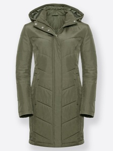 Classic Basics Langjacke, mit Kapuze