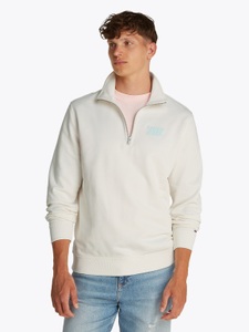 Tommy Jeans Sweatshirt »TJM REG BUBBLE QRTR ZIP FRNT/BCK«, mit grossem Rückenprint