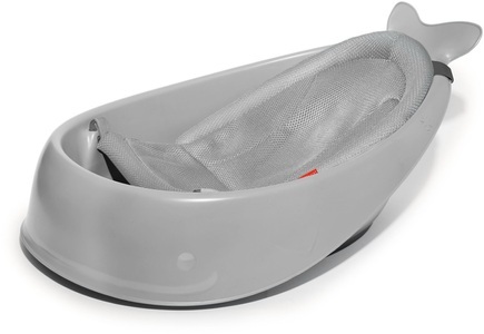 Skip Hop, SKIP HOP Badeliege Moby 3 Stufen verstellbar grey, Skip Hop Babybadewanne »Moby, grau«