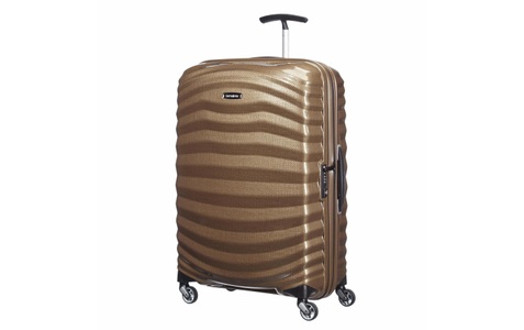 Samsonite 1, Samsonite - Koffer Lite-Shock Spinner 69 cm / 73 L - Braun, Samsonite Koffer »Lite Shock Spinner 73 l« 4 Rollen