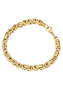 FIRETTI, Firetti Edelstahlarmband »Königskettengliederung, 6,7 mm«, Firetti Edelstahlarmband »Schmuck Geschenk Königskettengliederung, 6,7 mm«