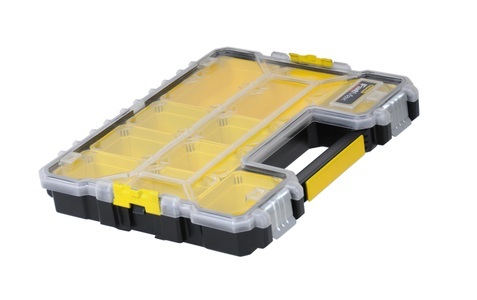 Stanley by Black & Decker, Stanley by Black & Decker Sortimentskoffer (L x B x H) 44.6 x 7.5 x 35.7 cm Anzahl Fächer: 10, Stanley FatMax Organizer Pro - Metall