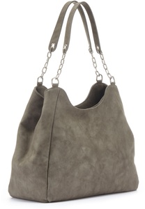 VIVANCE, Vivance Henkeltasche, mit silberfarbenen Details, Schultertasche, Shopper, Handtasche VEGAN, Vivance Henkeltasche »Schultertasche«, mit silberfarbenen Details, Damentasche, Shopper, Handtasche VEGAN