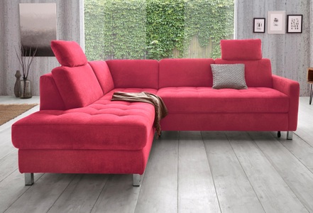 SIT&MORE, sit&more Ecksofa, sit&more Ecksofa »Pablo L-Form«, wahlweise mit Bettfunktion