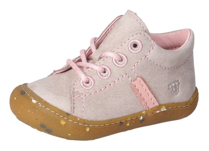 PEPINO by RICOSTA, PEPINO by RICOSTA Lauflernschuh »Cay WMS Weiten Schuh Mess System«, mit herausnehmbarer Innensohle, Schnür-Halbschuhe CAY in tundra/rosa