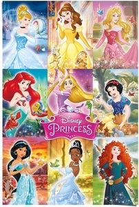 Reinders!, Reinders! Poster »Disney`s Prinzessinnen Kollage«, (1 St.), Reinders! Poster »Disney`s Prinzessinnen Kollage«, (1 St.)