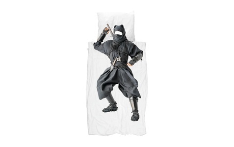SNURK, Snurk Kinderbettwäsche »Ninja Bettwäschegarnitur«, 