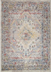 Surya, Surya Teppich »Traditional 2301«, rechteckig, Surya Teppich »CASABLANCA«, rechteckig, 13 mm Höhe, Boho Kurzflor Orientteppich, Wohnzimmer, Schlafzimmer