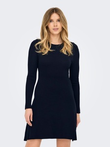 ONLY Midikleid »ONLMILA SL BUTTON O-NECK DRESS EX KNT«