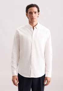 Seidensticker, seidensticker Flanellhemd, Regular 1/1 Button-Down-Kragen Uni, seidensticker Flanellhemd Regular 1/1 Button-Down-Kragen Uni