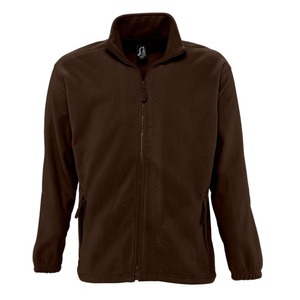 SOL's, SOLS Fleecejacke »Herren Outdoor Fleece Jacke North«, SOLS - Outdoor Fleece Jacke North, für Herren, Kühles Braun, Größe XS