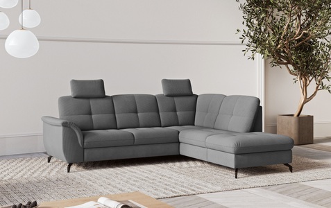 sit&more Ecksofa »Zora L-Form«, wahlweise mit Bettfunktion und Bettkasten
