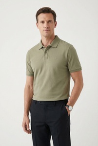 FYNCH-HATTON Poloshirt regular fit Passform, 2-Knopf-Kragen, aus reiner Baumwolle