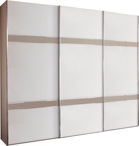 Wiemann, WIEMANN Schwebetürenschrank »Rialto«, WIEMANN Schwebetürenschrank »Rialto«, hochwertige Glasfront mit Querriegeln