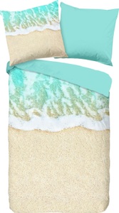 Good Morning, good morning Wendebettwäsche »Beachs«, (3 tlg.), mit Strandmotiv, 