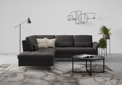 INOSIGN, INOSIGN Ecksofa »Palm Beach«, Federkern, mit Sitztiefenverstellung, wahlweise mit Bettfunktion, Bettkasten und Armteilverstellung, INOSIGN Ecksofa »Palm Beach L-Form«, Federkern, mit Sitztiefenverstellung, wahlweise mit Bettfunktion