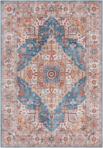 NOURISTAN, Teppich, »Sylla«, NOURISTAN, rechteckig, Höhe 5 mm, maschinell gewebt, NORTHRUGS Teppich »Sylla«, rechteckig, 5 mm Höhe, Orientalisch, Läufer, Vintage, Wohnzimmer, Schlafzimmer, Esszimmer