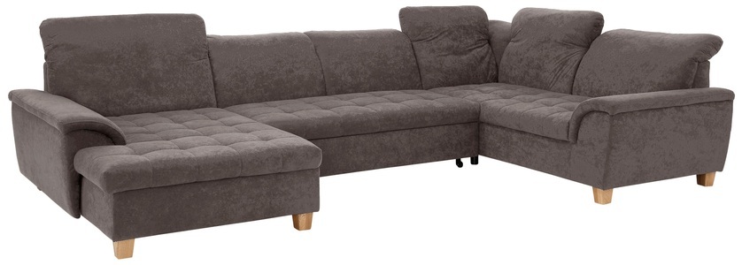 HOME AFFAIRE, Home affaire Wohnlandschaft »Lyla«, wahlweise mit Rückenfunktion und zusätzlich mit Bett + Bettkasten, Home affaire Wohnlandschaft »Lyla U-Form«, wahlweise mit Rückenfunktion und zusätzlich mit Bett + Bettkasten