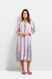 bugatti Blusenkleid, mit stilvoller Streifenkombination