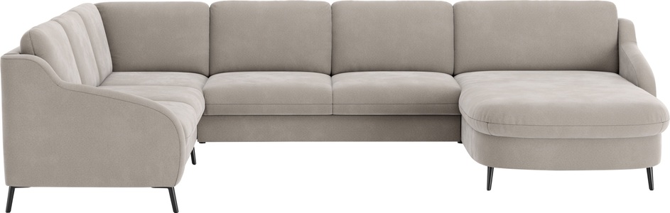 sit&more Wohnlandschaft »Soul U-Form«, wahlweise mit Bettfunktion und Bettkasten oder Schubkasten