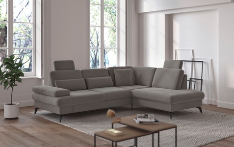 sit&more Ecksofa »Morris L-Form inkl. Sitztiefenverstellung«, wahlweise mit Bettfunktion, Bettkasten und Armteilverstellung