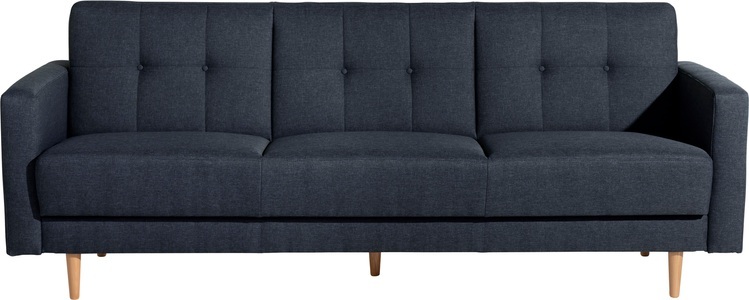 MAX WINZER, Max Winzer® 3-Sitzer »Jesper«, Max Winzer® 3-Sitzer »Jesper Kippcouch mit komfortablem Federkern, klassisch und modern«, Schlafsofa mit Knopfheftung im Rücken, inklusive Bettkasten