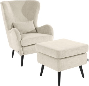 Guido Maria Kretschmer Home&Living, Guido Maria Kretschmer Home&Living Sessel »Salla«, wahlweise mit oder ohne Hocker, grosser Sessel: Masse B/T/H: 78/94/118 cm, Bezug auch in Luxus-Microfaser in Teddyfelloptik, Guido Maria Kretschmer Home&Living Sessel »Salla«, wahlweise mit oder ohne Hocker; grosser Sessel: Masse B/T/H: 78/94/118cm