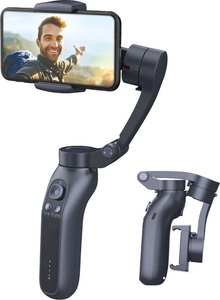 Easypix, Easypix GoXtreme GX2 Gimbal + Tripod Gimbal elektrisch, Easypix - Faltbarer 3-Achsen-Gimbal + Tripod GoXtreme GX2, Schwarz, One Size