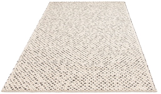 MY HOME, my home Teppich »Zarina«, rechteckig, 6 mm Höhe, Strickoptik, Wohnzimmer, 