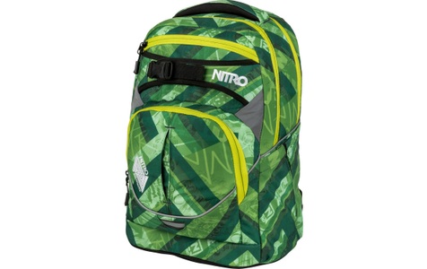 Nitro, Nitro Schulthek Superhero Wicked Green, Rucksack Superhero wicked green