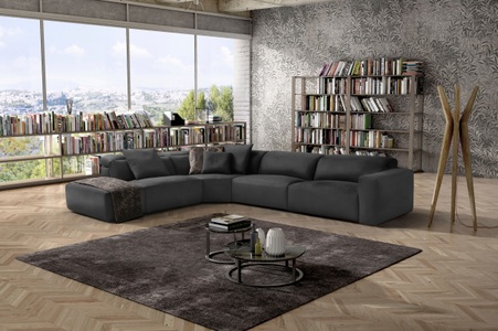 Egoitaliano, Egoitaliano Ecksofa »Beverly«, wahlweise mit elektrischer Relaxfunktion, inklusive Kopfteilverstellung, Egoitaliano Ecksofa »Beverly, extravangantes Designsofa mit erstklassigem Sitzkomfort«, wahlweise mit elektrischer Relaxfunktion, Kopfteilverstellung