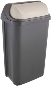keeeper, keeeper Mülleimer »rasmus«, 1 Behälter, robuster Abfalleimer, Made in Europe, keeeper Mülleimer »rasmus, Abfallbehälter mit Rolldeckel«, 1 Behälter, 50 l, Made in Europe, 39 x 29,5 x 67,5 cm