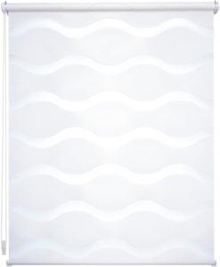 LIEDECO, Doppelrollo »Wave«, Liedeco, Lichtschutz, ohne Bohren, freihängend, Liedeco Doppelrollo »Wave«, Lichtschutz, ohne Bohren, freihängend, Klemmfix-DUO-Rollo, Doppelrollo 
