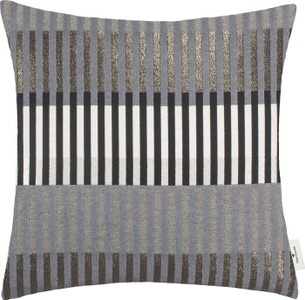 Tom Tailor, TOM TAILOR Kissenhülle »Glamour Stripe«, (1 St.), mit metallischen Effektgarnen, TOM TAILOR HOME Dekokissen »Glamour Stripe«, mit metallischen Effektgarnen, Kissenhülle ohne Füllung, 1 Stück