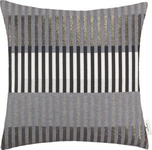 Tom Tailor, TOM TAILOR Kissenhülle »Glamour Stripe«, (1 St.), mit metallischen Effektgarnen, TOM TAILOR HOME Dekokissen »Glamour Stripe«, mit metallischen Effektgarnen, Kissenhülle ohne Füllung, 1 Stück