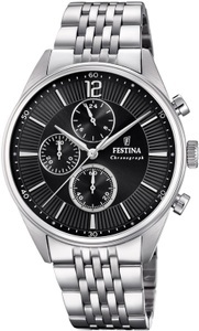Festina, Festina Chronograph »Timeless Chronograph, F20285/4«, Festina F20285/4 Timeless Chronograph Herrenuhr