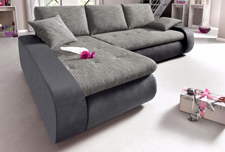 TRENDMANUFAKTUR, TRENDMANUFAKTUR Ecksofa, wahlweise XL oder XXL, TRENDMANUFAKTUR Ecksofa »Indie, L-Form«, wahlweise XL oder XXL