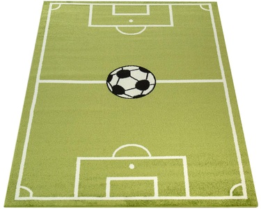 PACO HOME, Kinderteppich, »ECE Fussball 953«, Paco Home, rechteckig, Höhe 14 mm, maschinell gewebt, Paco Home Kinderteppich »ECE Fussball 953« rechteckig 14 mm Höhe Kurzflor, Spiel-Teppich, Motiv Fussballfeld, Kinderzimmer