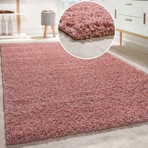 PACO HOME, Teppich, »Twister 500«, Paco Home, rechteckig, Höhe 45 mm, Paco Home Teppich »Twister 500«, rechteckig, 44 mm Höhe, Uni Hochflor Shaggy mit hoher Fadendichte