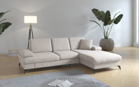sit&more Ecksofa »Morris Jubi L-Form, inklusive XXL-Liegefläche, bzw. Schlaffunktion«, Bettfunktion, Armteilverstellung und 1 Zierkissen