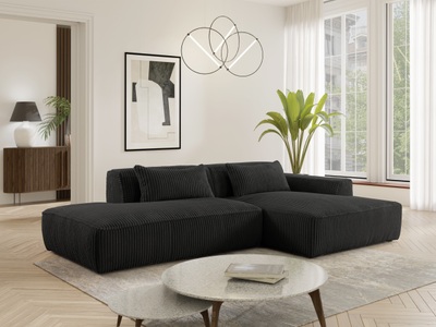 exxpo - sofa fashion, exxpo - sofa fashion Ecksofa »Billund modernes Designsofa, bequem und elegant, Breite 294cm, L-Form«, exxpo - sofa fashion Ecksofa »Billund modernes Designsofa, bequem und elegant, Breite 294cm, L-Form« modern, L-form, Wellenfedern, inklusive 2x Nierenkissen